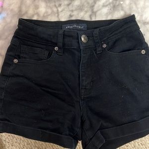 Aeropostale High Rise Midi Shorts